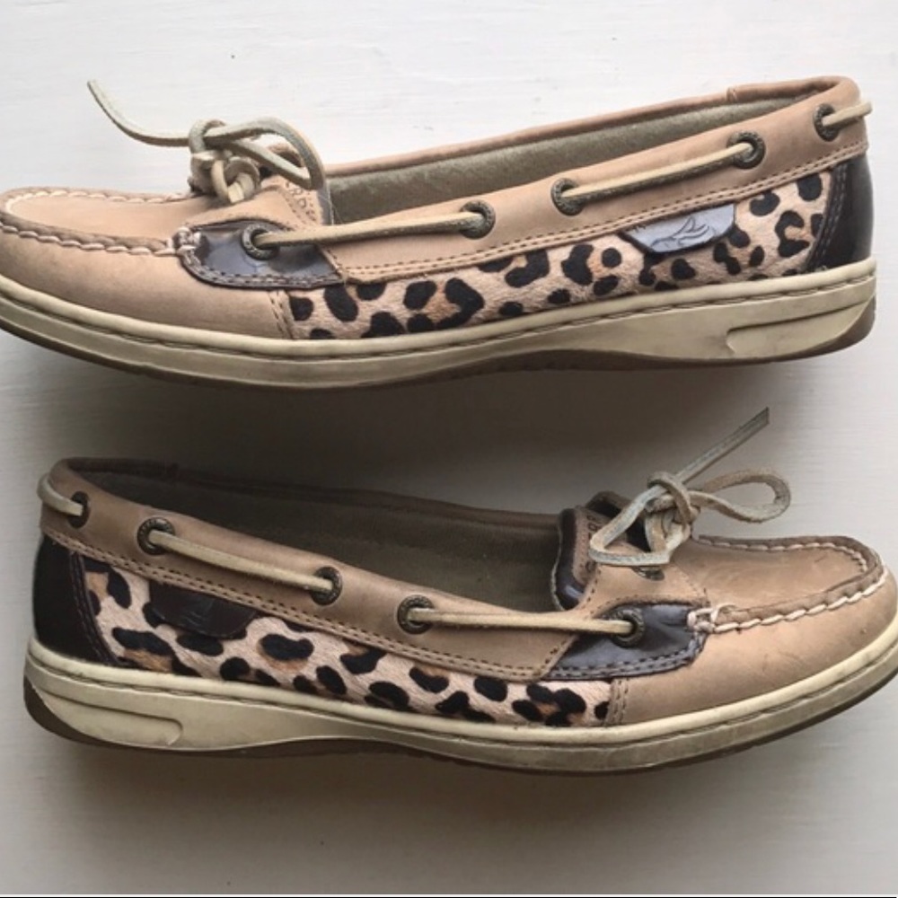 Sperrys women’s cheetah print